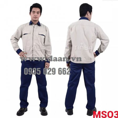 Quần áo bảo hộ lao động Tinba 03